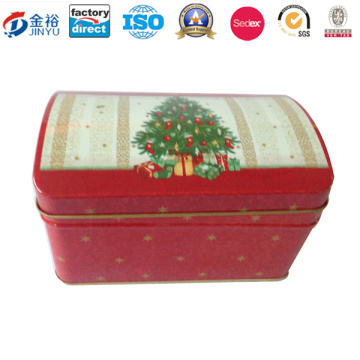Rectangle Christmas Design Geld sparen Tin Box